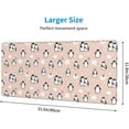 thumbnail image 3 of Cute Penguin Gaming Mouse Pad Penguins Large Mouse Pad (31.5x11.8 Inch) Non-Slip Rubber Base Large Desk Mat Desk Protector for Home Office Gaming Work, 3 of 6