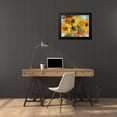 thumbnail image 4 of Loreth, Lanie 24x20 Black Modern Framed Museum Art Print Titled - Breezy Sunflowers, 4 of 5