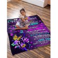 thumbnail image 3 of MMYGU Personalized Granddaughter Blanket from Grandma Grandpa Custom Girl Name Super Soft Flannel Throws Blankets Birthday Gift Butterfly Decor for Sofa Bed 40x50in, 3 of 9