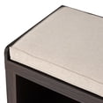 thumbnail image 5 of Better Homes & Gardens 4-Cube Storage Bench, Tobacco Oak, 5 of 6