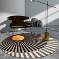 thumbnail image 3 of Alfombra redonda VIKAMA ligera de lujo para escritorio de oficina, antideslizante, para el hogar, mesa de comedor, estudio, área grande, decoración de dormitorio, 3 of 5