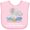 AD-Pink, variant on Inktastic My Titi Loves Me to the Moon and Back Elephant Family Boys or Girls Baby Bib