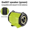 thumbnail image 1 of Altavoz Bluetooth Inalámbrico Reproductor MP3 Altavoz Amplificador para Makita/Dewalt/Milwaukee/Bosch Batería Li-ion de 18V 20V, 1 of 11
