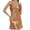 Khaki, variant on Satin Jacquard V-Neck Slip Nightgown – Adjustable Sexy Chemise Sleepwear