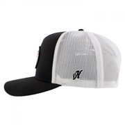 Pabst Blue Ribbon Black and White Trucker Hat with Logo Patch