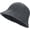 Light Gray, variant on Women Cloche Bucket Hat  Faux  Felt Hat Winter Warm Church Bowler Cap Ladies Fedora Fall  Round Cap
