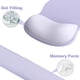 thumbnail image 4 of Set de Pad para Ratón y Reposa Muñecas para Teclado G JGOO Ergonómico Morado, 4 of 7