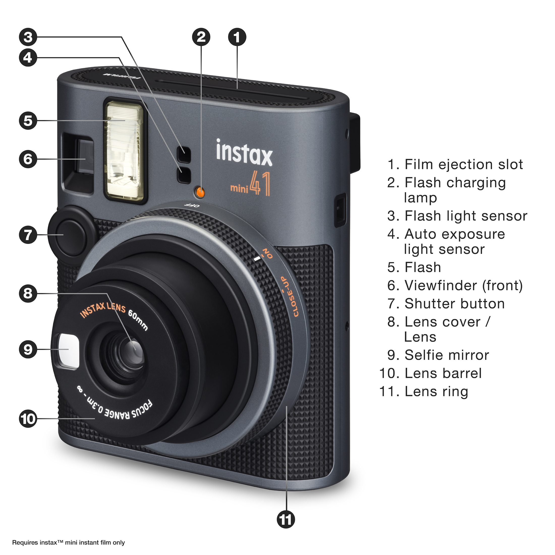 Fujifilm Instax Mini 41 Instant Camera with 10 Film Pack photo 6