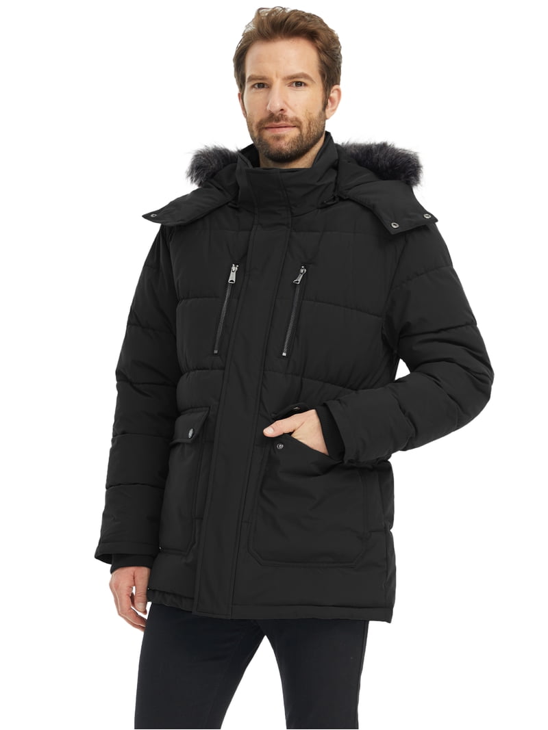 Wantdo Men's Recycled Winter Thicken Jacket Insulated Winter