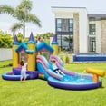 thumbnail image 2 of Costway 6 in 1 Kids Inflatable Water Slide Blower with Slide Splash Pool with 680W Blower, 2 of 10