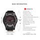 thumbnail image 3 of 8225 Cuarzo Reloj de moda Hombre Reloj Marca de fábrica superior Correa de cuero Business Milit CURREN  Mirar, 3 of 4