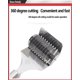 thumbnail image 3 of 2 Stainless Steel Pizza Noodle Cutter, Manual Pasta Maker Machine, Pizza Diamond Roller, Mini Rollin, 3 of 4