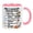 Pink, variant on Neil Tasmanian Animal Pun Ceramic Mug,Multi‑Color Inner & Handle Hand‑Drawn Marine Print Glossy Ceramic,Relaxing Humor Theme for Coffee Tea Hot Cocoa Daily Gifting,1‑Pack