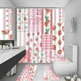 thumbnail image 2 of Asian Dragon Shower Curtain Set, 4PCS Totem Bathroom Sets with Shower Curtain and Bath Mat, Toilet Lid Cover and U Shaped Rugs,72"x72" Polyester Fabric Bathtub Curtain with Hooks SETMYTE60, 2 of 8