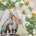 thumbnail image 5 of Un conjunto de globos con diseño de ambiente adecuado para decoración de fiesta de cumpleaños y bodas, 5 of 5