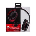 thumbnail image 2 of Audífonos STH-4001 SOUNDTRACK Tipo Diadema Plegables Cubierta Aulada Negro-Rojo, 2 of 4