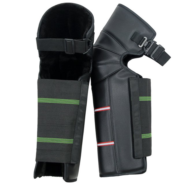 Rodilleras eléctricas de invierno para motocicletas, cálidas, resistentes al frío y con forro polar grueso para parabrisas de ciclismo y almohadillas para piernas de automóviles eléctricos