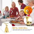 thumbnail image 5 of Christmas Hand Bell Metal Hand Bell Toy for Party 1Pcs Golden Design, 5 of 5