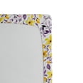 thumbnail image 2 of Ambesonne Spring Fitted Sheet, Rural Flowers and Leaves, Full Size, Yellow Purple White, 2 of 2