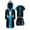 Sky Blue, variant on Zaldita Kids Boys Boxing Uniform Long Satin Hooded Cloak Boxing Robe with Training Tarcksuit Set Purple 14