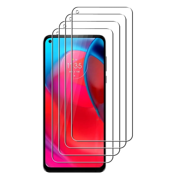 UZWZW (4 Pack) Tempered Glass HD Clear Screen Protector for Motorola Moto G Stylus 5G (2021)