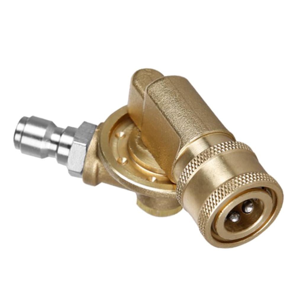 1/4" Connecting Pivoting Coupler for Pressure Washers Nozzles 240Degree 7 Angles 