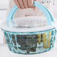 thumbnail image 2 of Plastic Fruit Box Fruit Containers With Tureen Bowl Clear Plastic Container Plastic Container Sealed Container Green, 2 of 5