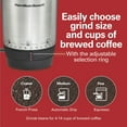 thumbnail image 3 of Hamilton Beach Custom Grind Electric Coffee Grinder, 14 Cups, Stainless Steel, 3 of 9