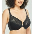 thumbnail image 4 of TRAHOO-Women's Front Closure Racerback Bra Plus Size Underwire Unpadded T-Back Lace Everyday Bra, 4 of 4