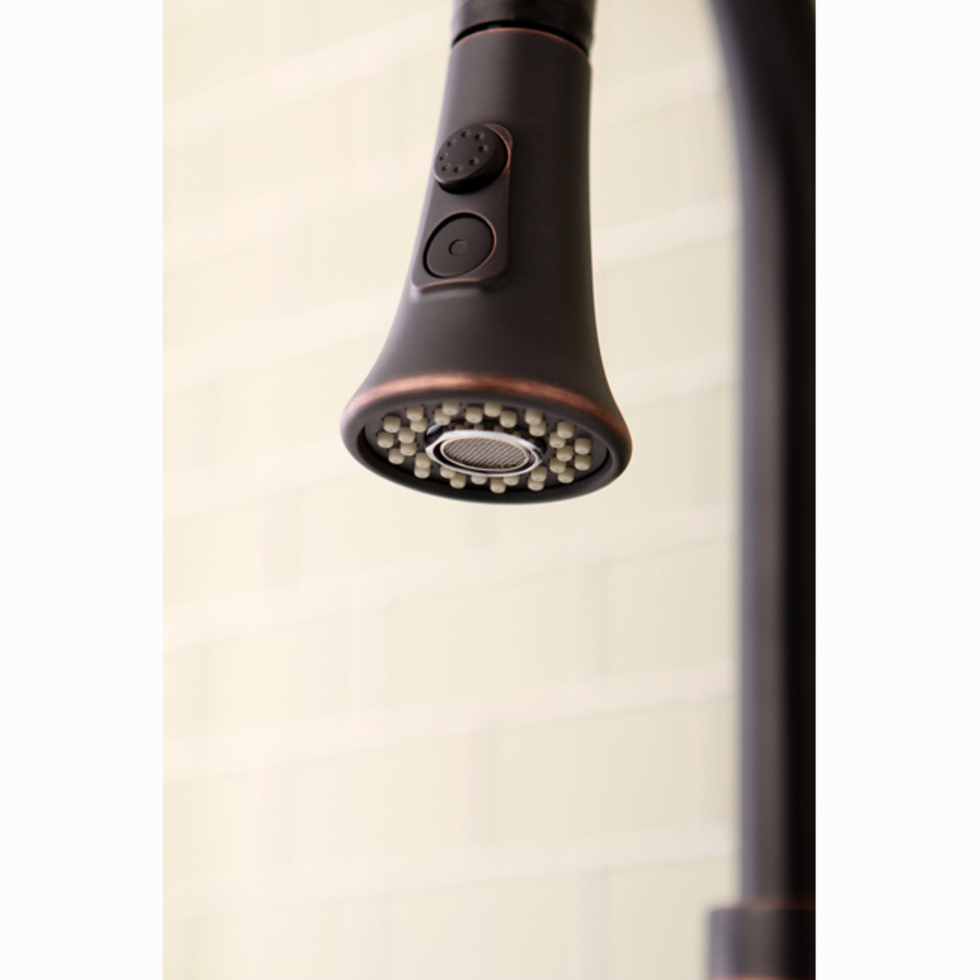 Kingston Brass KDH8726 Pull-Down Kitchen Faucet Sprayer Head, Naples Bronze