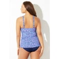 thumbnail image 2 of Swimsuits for All Women's V-Neck Twist Tankini Top, 2 of 3