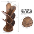 thumbnail image 6 of Bloddream 5-Tier Tree Bookshelf, Modern Corner Standing Bookcase, Wood Storage Shelf for Living Room, Bedroom, Home Office, Easy to Install, 6 of 8