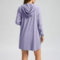 thumbnail image 6 of Mgmyaa Women's Swim Cover Up Sun Protection Hoodie Long Jacket Lightweight Beach Cover Ups for Women, 6 of 8