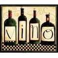 thumbnail image 2 of DiPaolo, Dan 17x15 Black Ornate Wood Framed with Double Matting Museum Art Print Titled - Vino, 2 of 4