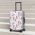 thumbnail image 6 of Pofeuu Sea Horse And Corals Print Luggage Suitcase Cover Protector Luggage Washable Covers Aesthetic for 18/24/28/32 inch Luggage（No luggage included）-Large, 6 of 7