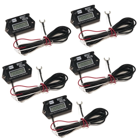 OEM (5 Pack) Tiny Tach TT2A Tachometer/Hour Meter w/Adjustable Resettable Job Timer