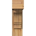 thumbnail image 2 of Ekena Millwork 8"W x 22"D x 26"H Balboa Block Rough Sawn Bracket w/ Offset Brace, Western Red Cedar, 2 of 25