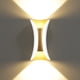 thumbnail image 1 of Aplique de pared LED moderno y creativo de 6W, lámpara de pared impermeable IP65, bañador de pared LED de aluminio para interiores y exteriores para dormitorio, sala de estar, baño, entrada, escalera, porche, pasillo-(3000k)Oro blanco oso de fresa Electrónica, 1 of 5