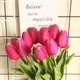 thumbnail image 5 of Bearachild Mini flor artificial, lirio único, tulipán, flor monarca, flor falsa de PU, decoración para el hogar y la Oficina, decoración para Flores artificiales Rosa roja Bearachild HA6563-10B, 5 of 6