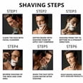 thumbnail image 4 of 48-Piece Men's Razor Blade Replacement Set with Free Handle - Ultra Sharp Stainless Steel Blades for Smooth Shaving, Long Handle Double Edge Razor Blades, Travel Carry Handling Manual Shaver(24pcs), 4 of 8