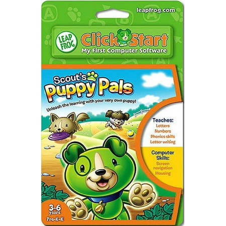 Scout's Puppy Pals - LeapFrog ClickStart - game cartridge