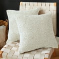 thumbnail image 5 of Sorra Home  Indoor Soft-Textured Knife Edge Square Pillows (Set of 2) 22 in (Set of 2) - Zazzle Camel, 5 of 5