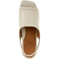 thumbnail image 3 of Gentle Souls by Kenneth Cole Womens Penny Leather Peep-Toe Slingback Sandals, 3 of 3