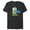 Dark Heather, variant on The Simpsons Kang and Kodos Earth Capital - Short Sleeve Blended T-Shirt for Adults - Customized-Ocean Blue