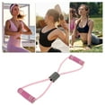 thumbnail image 2 of Unique Bargains 1 Pc Durable 8-Shaped Yoga Stretch Band for Stretching 14.17"x3.74" Pink, 2 of 4