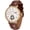 Gold White, variant on Men's Automatic Watch Navigator-Series Tourbillon-Style Time Zone Business Calendar Mechanical Watch Leather Strap