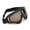 Brown film, variant on Shatterproof Lens Safety Goggles Protective Eyewear For Snowmobile Biking Football With Anti Fog Design