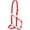 Red, variant on Nylon Rope Combination Halter
