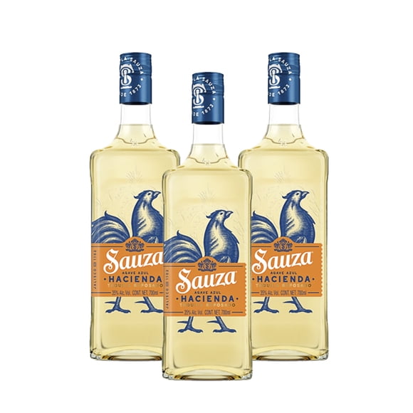 Pack De 3 Tequila Sauza Reposado Hacienda 700Ml