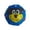 Blue, variant on Squeaky Vinyl Dog Ball with Funny Face, Interactive Sounding Toy for Small and Medium Breeds Boredom Relief, Blue